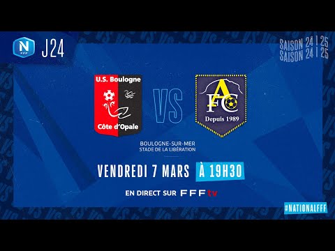 J24 I US Boulogne CO vs Aubagne FC en replay (1-1) I National FFF 2024-2025