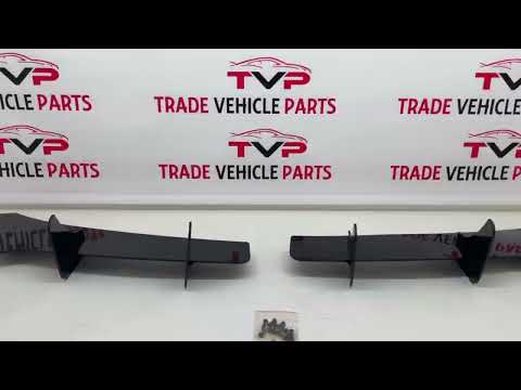 Fits VW Golf R20 R MK6 2008-2013 Rear Bumper Diffuser Splitters Gloss Black video