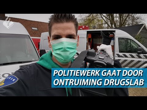 Drugslab aangetroffen | Mee tijdens de ontruiming | Politie Jan-Willem | Dienst tijdens corona