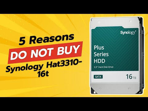 Synology HAT3310-16T 16TB Plus Series SATA HDD | 5 Reasons NOT to Buy 🚫💾