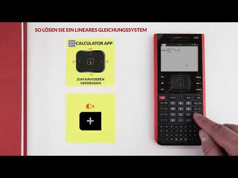 TI-Nspire™ CX II-T CAS: Ein lineares Gleichungssystem lösen