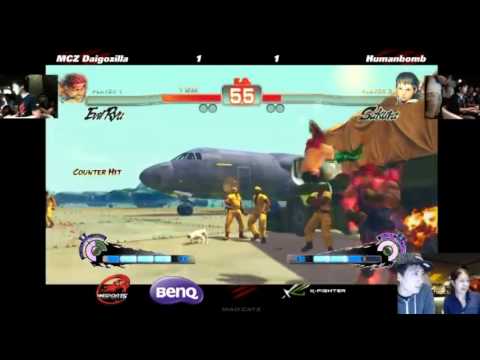 USFIV - Daigo Umehara (Evil Ryu) vs. Humanbomb (Sakura) - HK-eSports Top 8 [W]