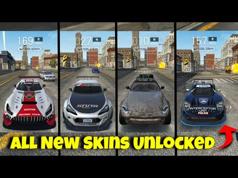 Unlocking 🤩new update all car skins  in extreme car driving simulator 🔥