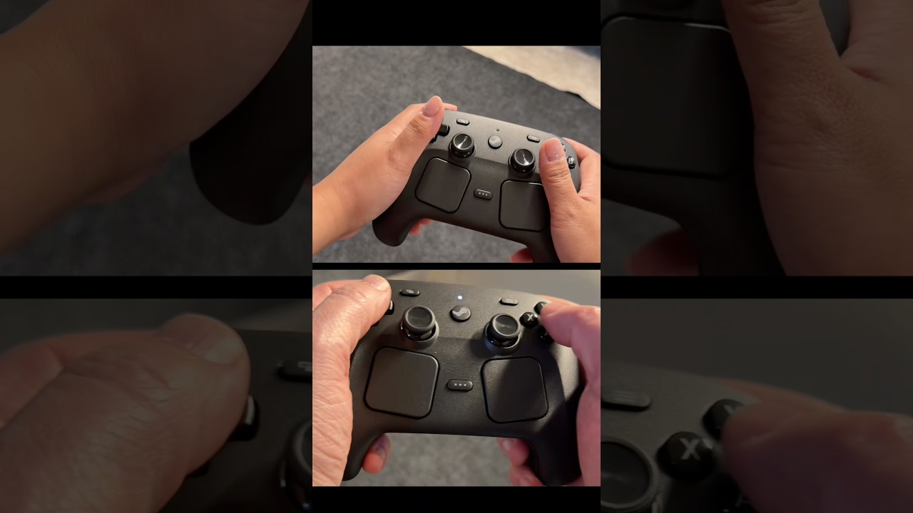 Steam Controller: Hand to Hand Comparison