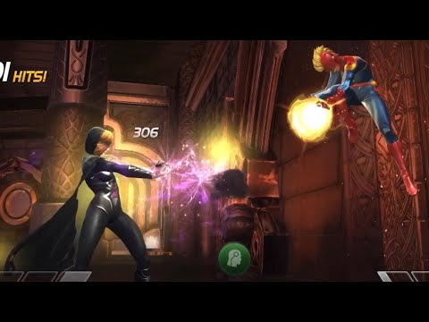 6-Star Rank 3 Black Widow (Claire Voyant) vs ROL Captain Marvel (Classic)