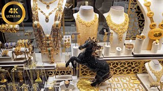 Dubai Gold Souk Amazing and Incredible Place Walking Tour Dubai UAE