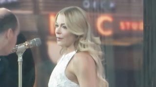 LeAnn Rimes before her lovely Blue Christmas performance on The Today Show in NYC