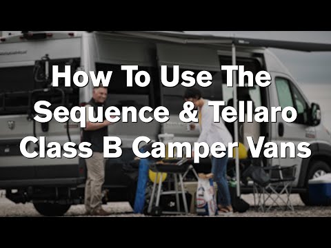How To Use Your Sequence & Tellaro Camper Van From Thor Motor Coach
