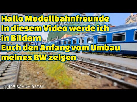 Märklin H0 M Gleis Modellbahn. Umbau meines BW