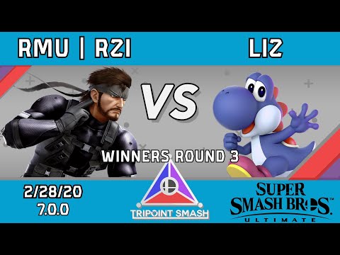 Tripoint Smash 99 - Winners Round 3 - RMU | RZI(Snake) Vs. liz(Yoshi)