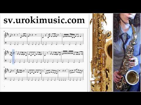 Lär Dig Spela Saxofon (Tenorsaxofon) Dua Lipa - New Rules Tabs Nybörjare Del 2 um-i492