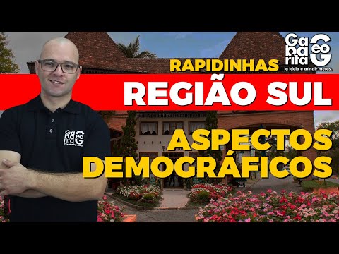 Região Sul - Características Demográficas - Geografia | Rapidinhas