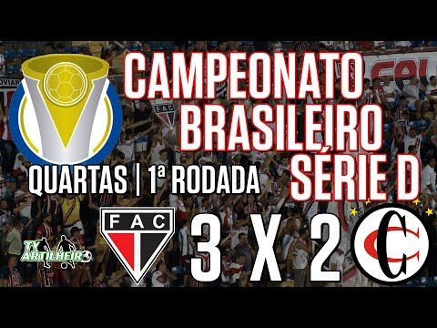 [Série D '18] Quartas 1 | Ferroviário AC 3 X 2 Campinense/PB | Narr.: Dênis Medeiros | TV ARTILHEIRO