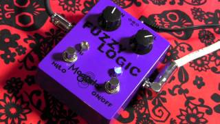Video thumbnail for Magnetar FUZZY LOGIC guitar effects pedal demo with Kingbee Cabronita and Dr Z Zwreck by gearmanndude