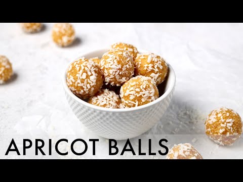 APRICOT BALLS | healthy easy snack