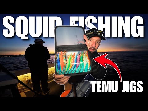 Squid Fishing in the UK with CHEAP Temu Jigs - Do They Work?