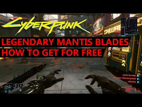 Cyberpunk 2077 Mantis Blades - How to Get FREE LEGENDARY Mantis Blades