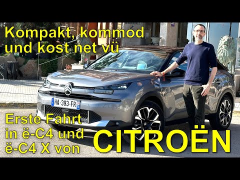 Citroën ë-C4 und ë-C4 X: Kompakte Elektriker im neuen Look