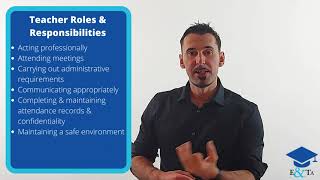 Education And Training | Teacher Roles and Responsibilities