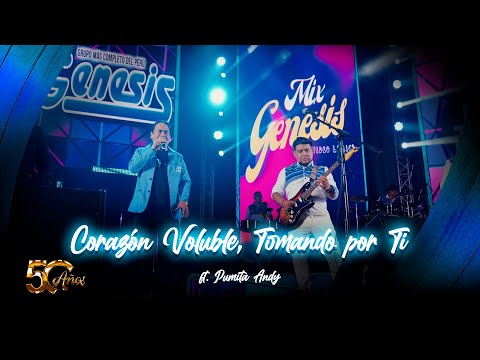 Grupo Genesis ft. Pumita Andy - Corazón Voluble, Tomando Por Ti (50 Años)
