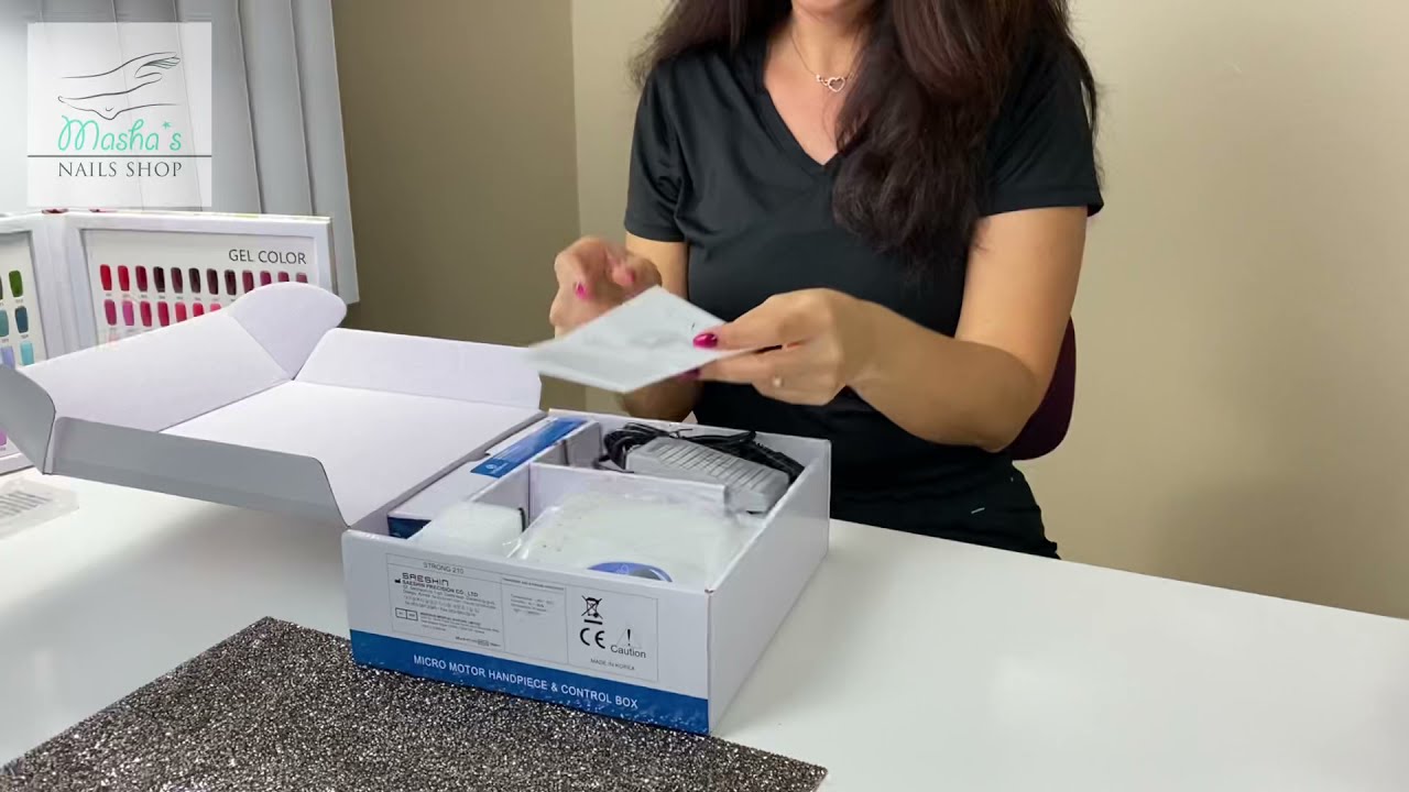 🇺🇸 Unpacking the Authentic Strong 210/105L Nail Drill.