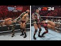 WWE 2K24 Vs. WWE Smackdown vs Raw 2011 - Finishers Comparison (Which is Better?)