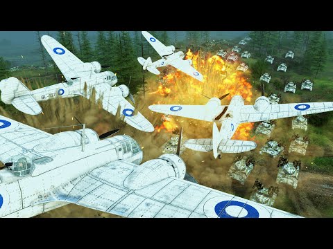 Epic Bombing Run on Entire RUSSIAN ARMY! - Call to Arms: Gates of Hell Battle Simulator