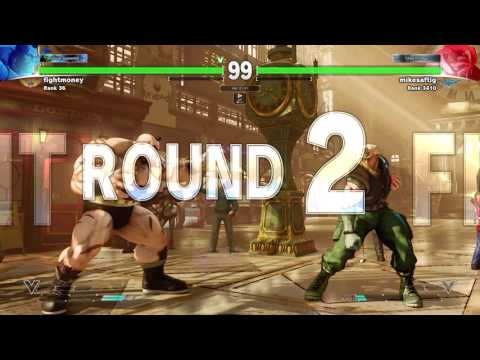 SF5 - Snake Eyez (Zangief) 7262LP vs mikesaftig (Nash) 3795LP #PIT