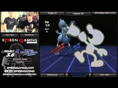 ePG Weekly - Shockbound (G&W) Vs. Souf | Blu2 (Mewtwo) (Losers R2) - Project M