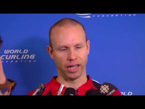 2015 Ford World Men’s Curling Championship Media Scrum - Bronze Medal Game