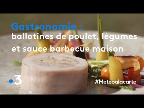 Gastronomie : ballotines de poulet, légumes et sauce barbecue maison - Météo à la carte