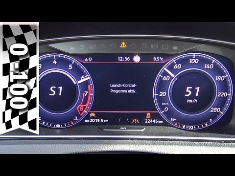 VW Golf GTI Performance 2017 (245 PS): Beschleunigung 0-100 km/h, Acceleration & SOUNDCHECK