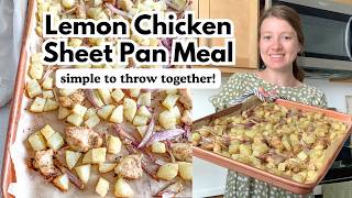 Sheet Pan Lemon Chicken and Potatoes | Light and Fresh!