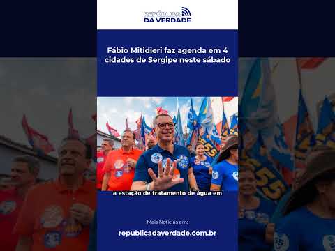 Fábio Mitidieri faz agenda em 4 cidades de Sergipe neste sábado #Shorts