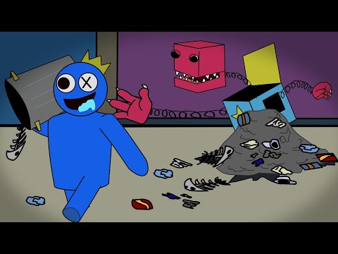 Boxy Boo VS Blue Rainbow Friends | Poppy Playtime Animation