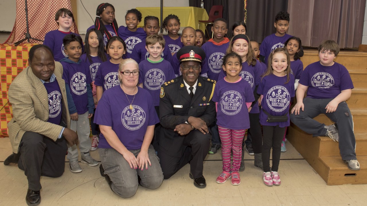 Chief Mark Saunders talks about Black History Month 2017 Kick-Off at CW Jefferys C.I.