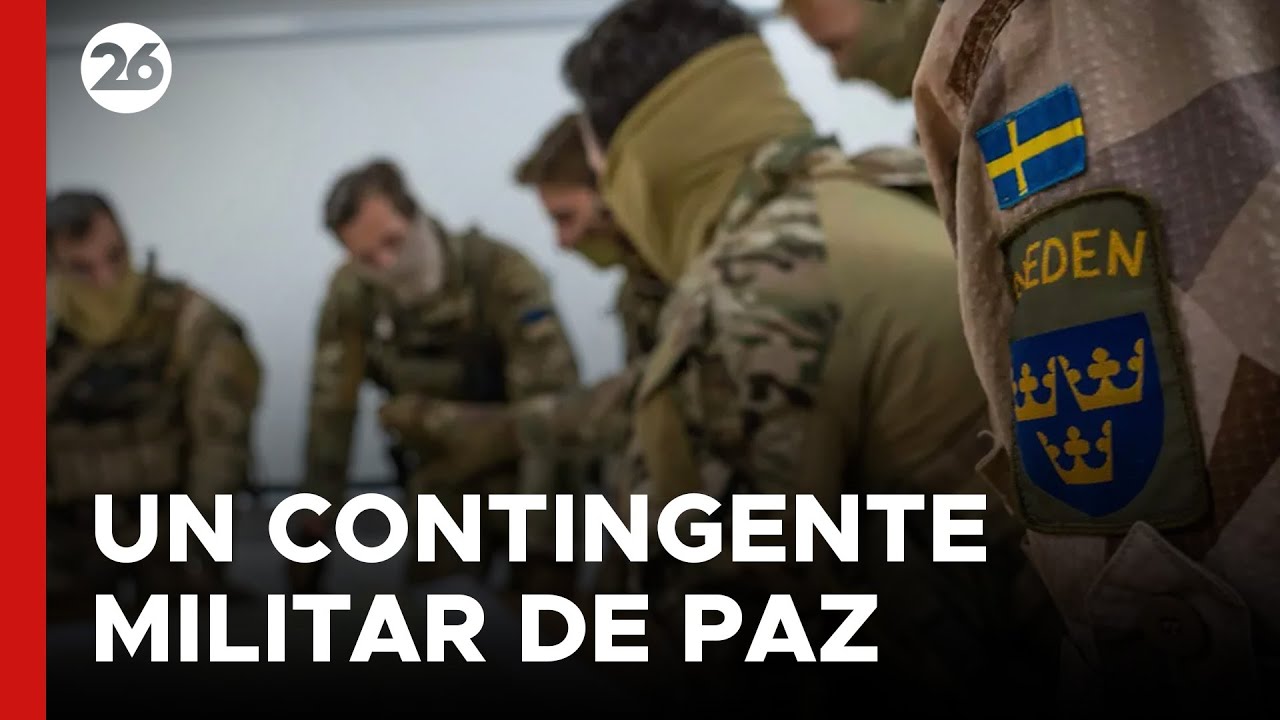 Suecia enviaría fuerzas militares de paz a Ucrania