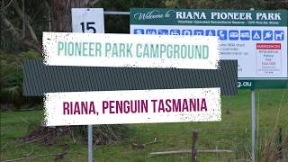 preview picture of video 'Pioneer Park Campground Riana Penguin Tasmania'