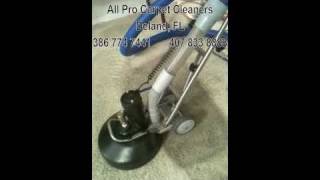 preview picture of video 'All Pro Carpet Cleaners Deland, Deltona, Lake Mary Rotovac Carpet Cleaning Demonstration'
