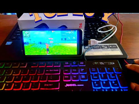 TCL 20 Y PHONE FREE FIRE GAME PLAY  /CONNECT MOUSE AND KEYBOARD - (4 GB ram 64 GB ROM)