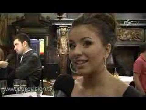 Eurovision Song Contest 2008 - Ani Lorak (Ukraine) on promotional tour in Belgium
