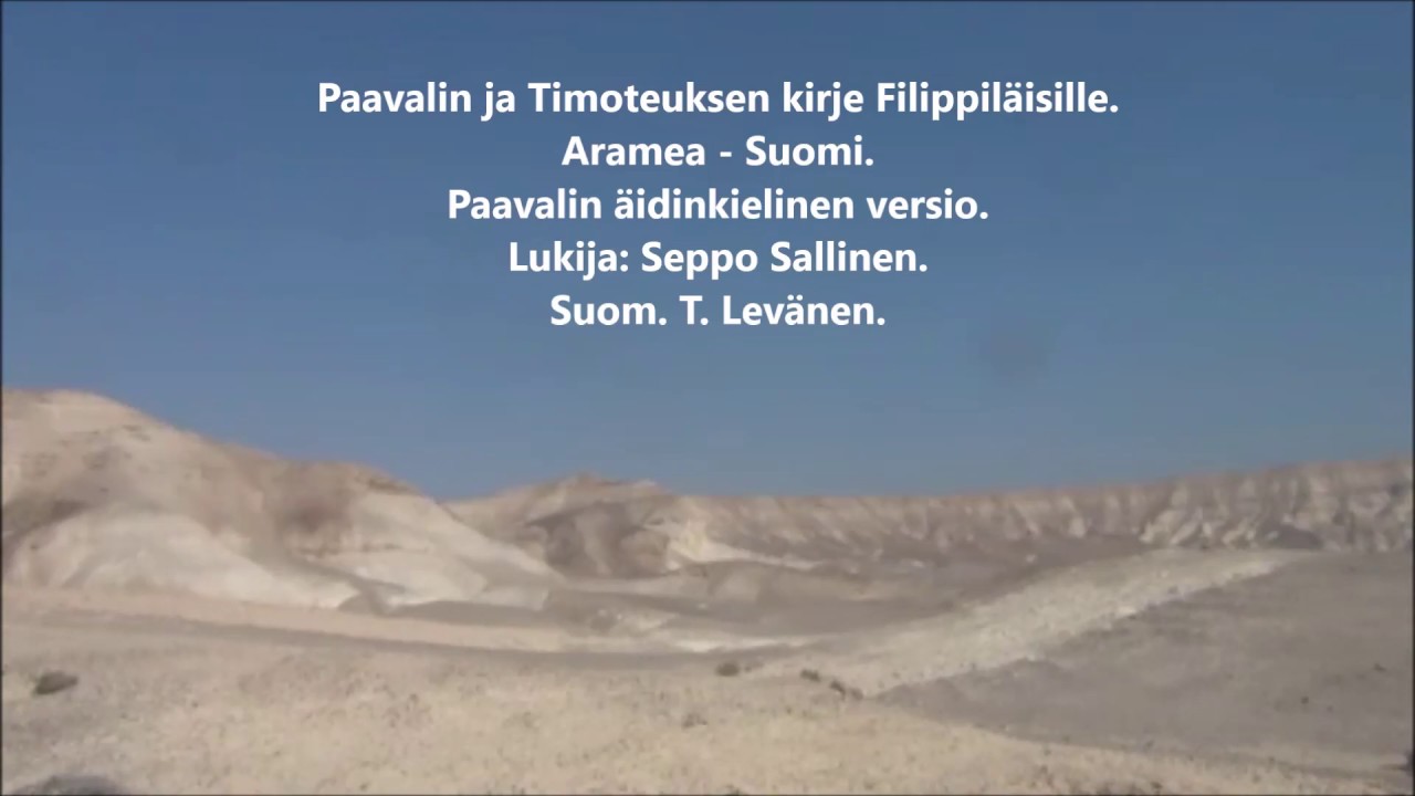 Watch Filippiläis kirje ( Aramea - Suomi ) Now Filippiläis kirje ( Aramea - Suomi )
