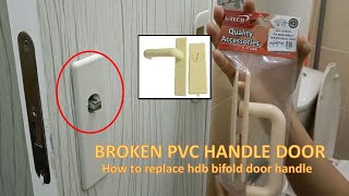 Easy guide to replacing BROKEN bifold door handle (HDB bifold door) BRAND: A-tech