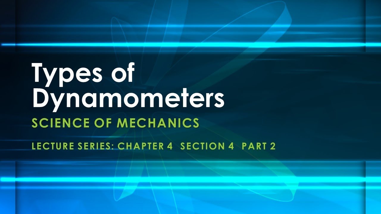 Types of Dynamometers – Science of Mechanics