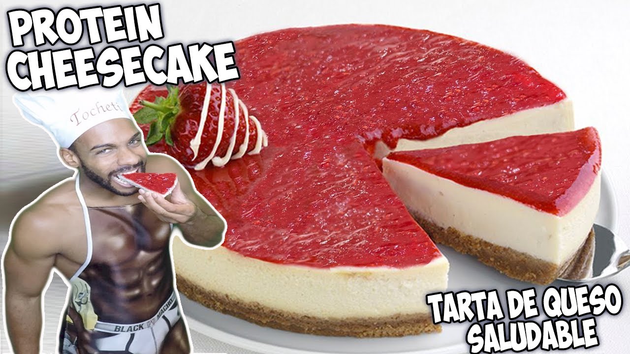 TARTA DE QUESO Postre SALUDABLE. Light, proteica y SIN AZÚCAR 🍰 Diet Cheesecake - Recetas Saludables
