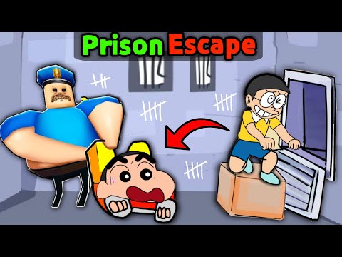 Shinchan And Nobita Escaped Prison 😱