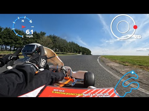 GYG (Glan y gors) Karting - Fast Consistent Laps - 20 Apr 22 - Rotax 2 Stroke - GoPro Hero10 4K50fps