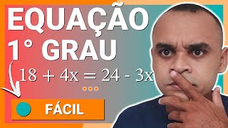 Exerccio de Equao do 1 (Primeiro) Grau Resolvido Passo a Passo  Ep. 05