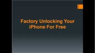 How to Factory Unlock iPhone