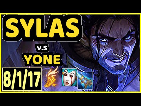 XERO (SYLAS) vs YONE - 8/1/17 KDA MID GAMEPLAY - BR Ranked GRANDMASTER